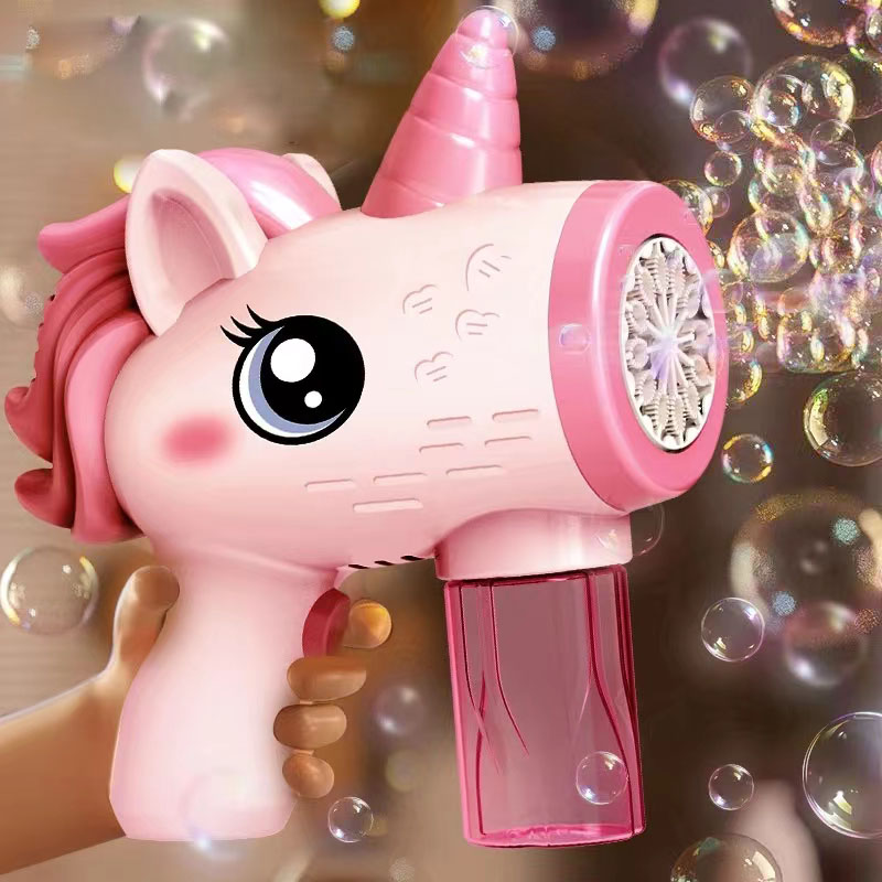Bubble Gum Machine - Unicorn electric bubble gun, toy bubble