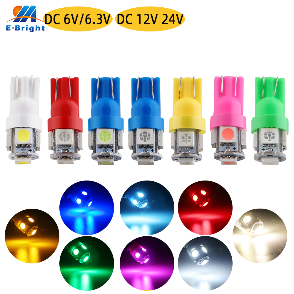 Pinball Machine - 10PCS T10 5W5 W5W LED Bulb
