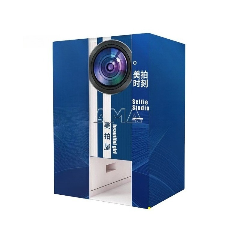 Photo Booth Machine - Photo Camera With Printer 360 Selfie