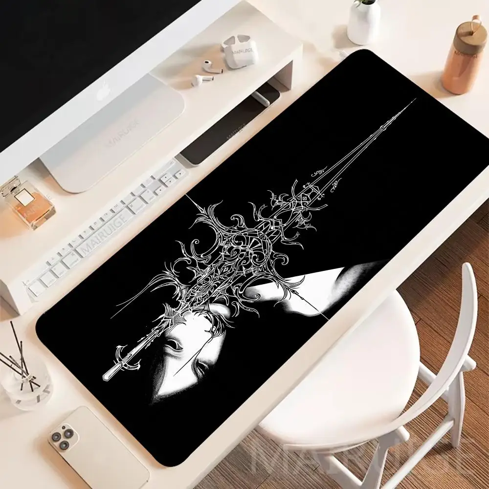 Dance Pad Machine - Cool Sword Dance Girl Mouse Pad