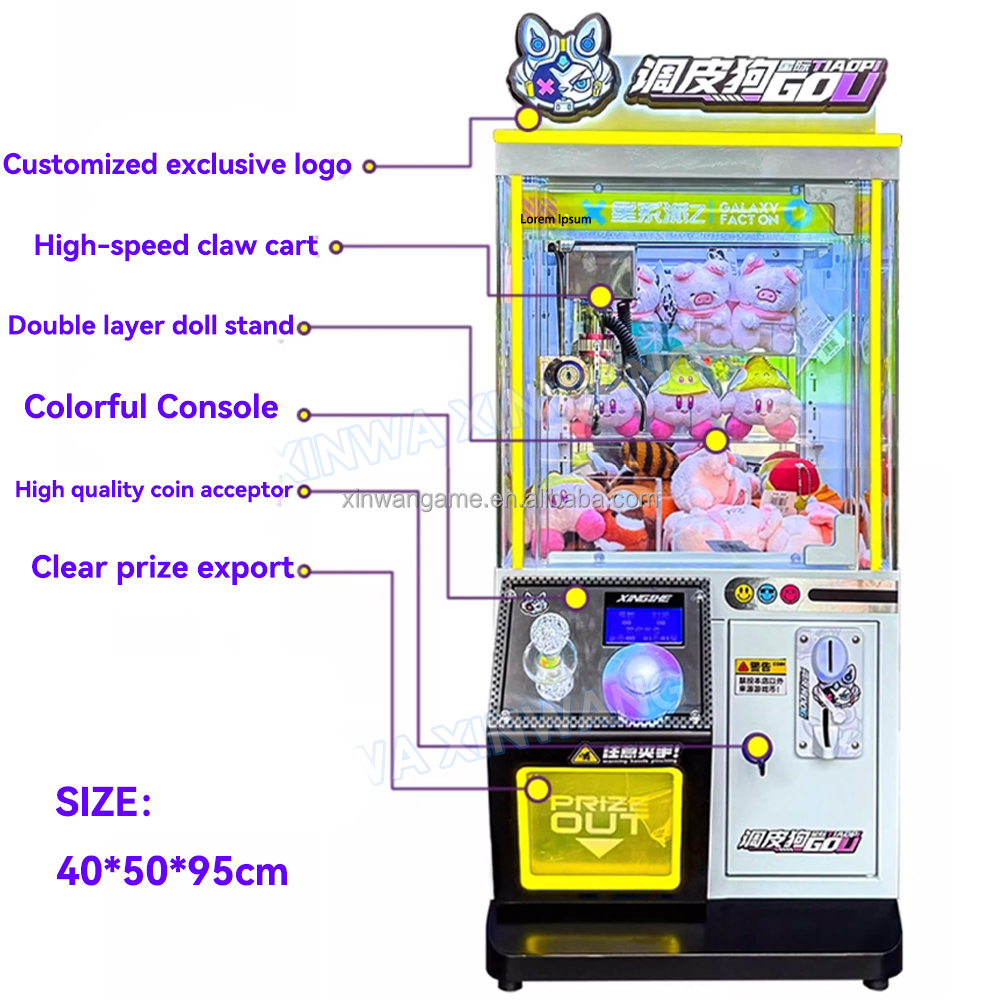 New Mini Claw Machine Crane Ke - Arcade Vending Machines For Sale ulasan dan harga