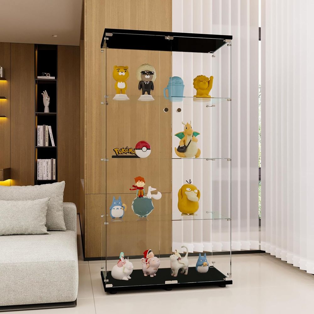 Double-Door Glass Display Cabi - Glass Cabinet Display ulasan dan harga