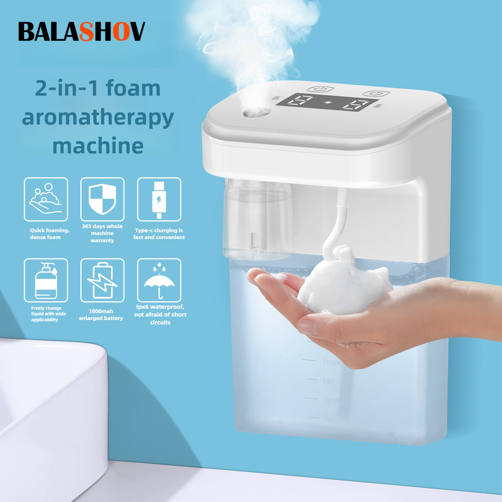 Automatic Soap Dispenser Foam  - Bubble Gum Machine ulasan dan harga