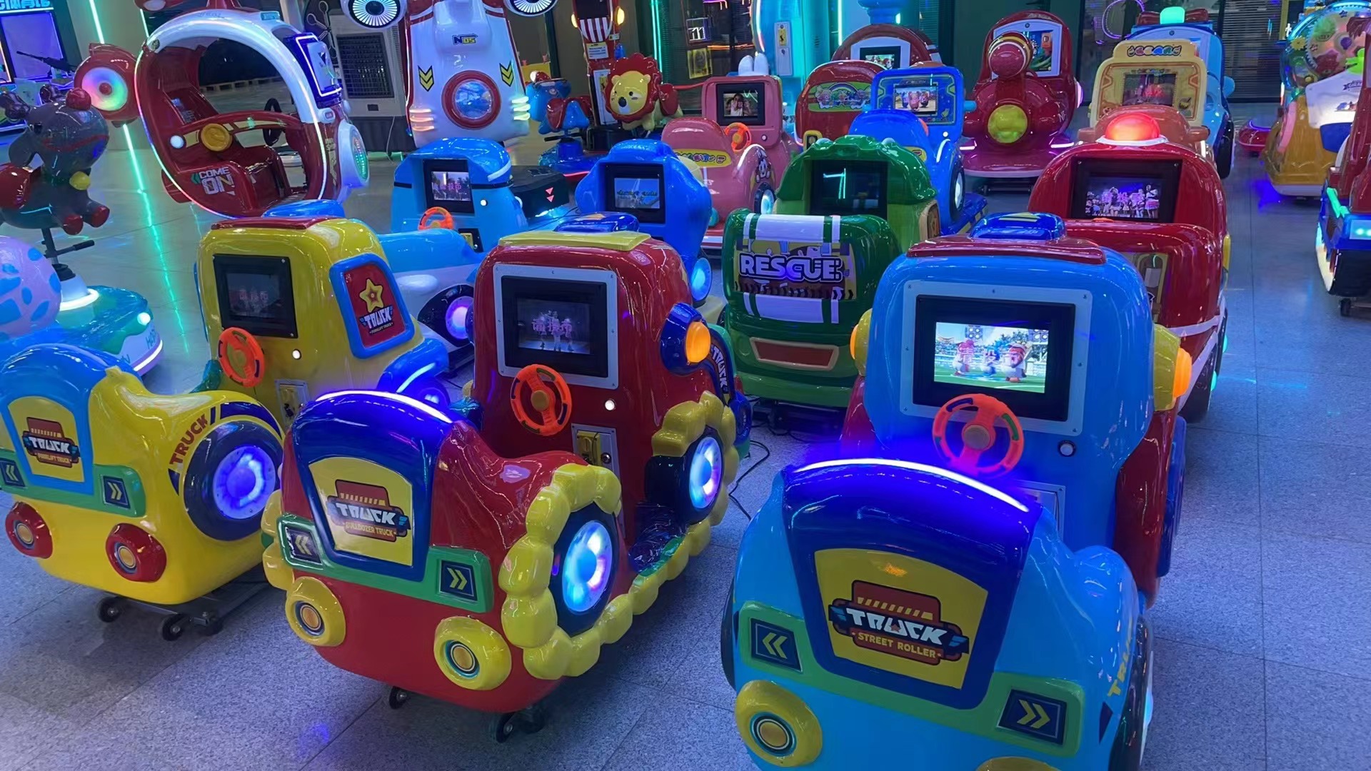 Mini Train Scooter Aircraft Co - Coin Operated Kiddie Ride ulasan dan harga
