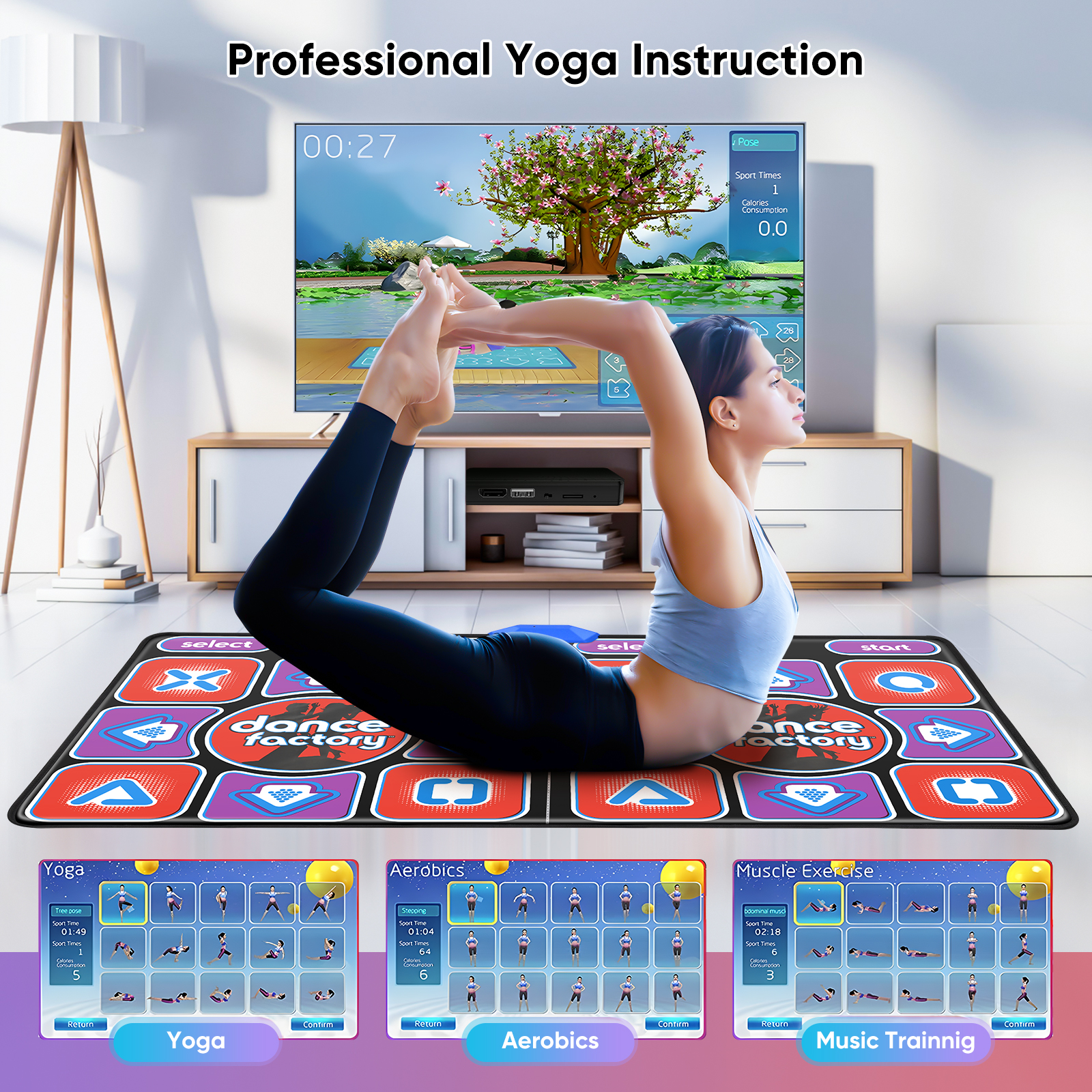 Double Users Dance Mat for Adu - Dance Pad Machine ulasan dan harga