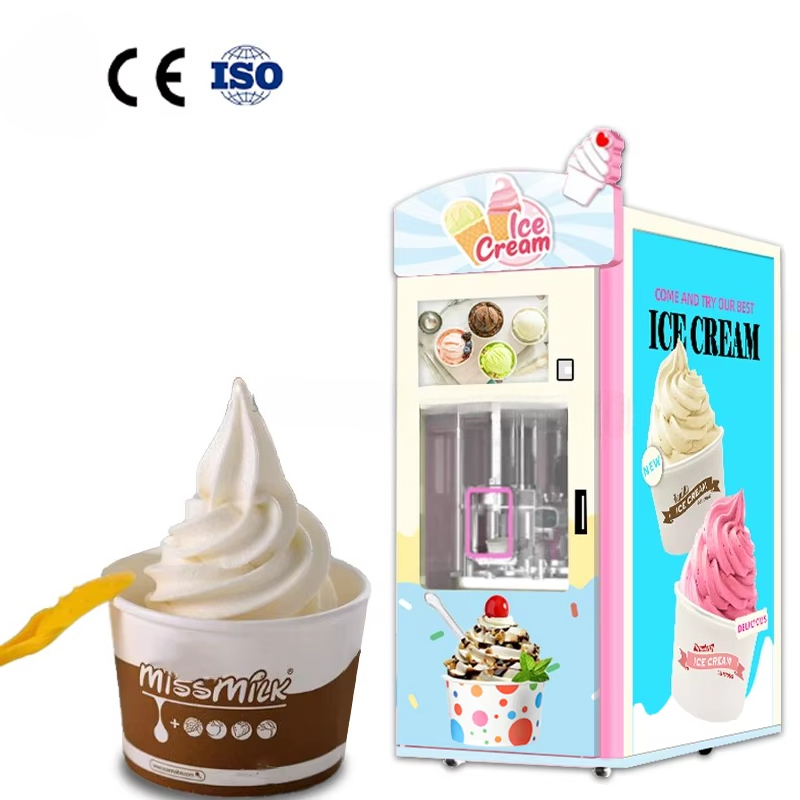 Fully Soft Ice Cream Machine C - Commercial Vending Machine ulasan dan harga