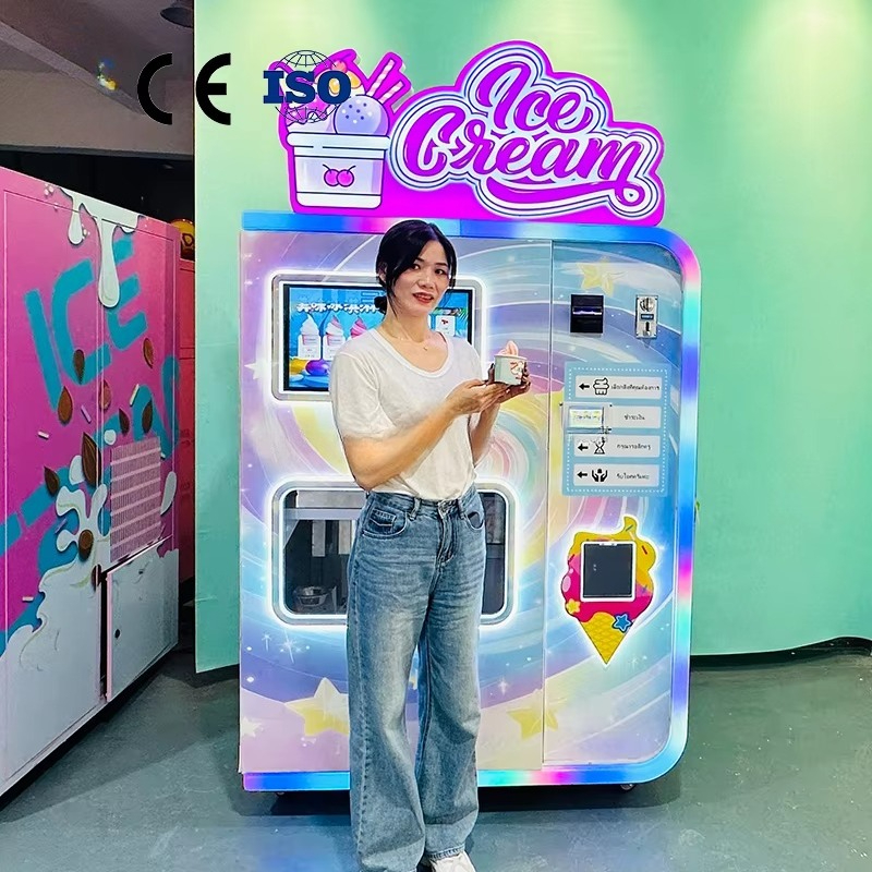 Fully Soft Ice Cream Machine C - Commercial Vending Machine ulasan dan harga