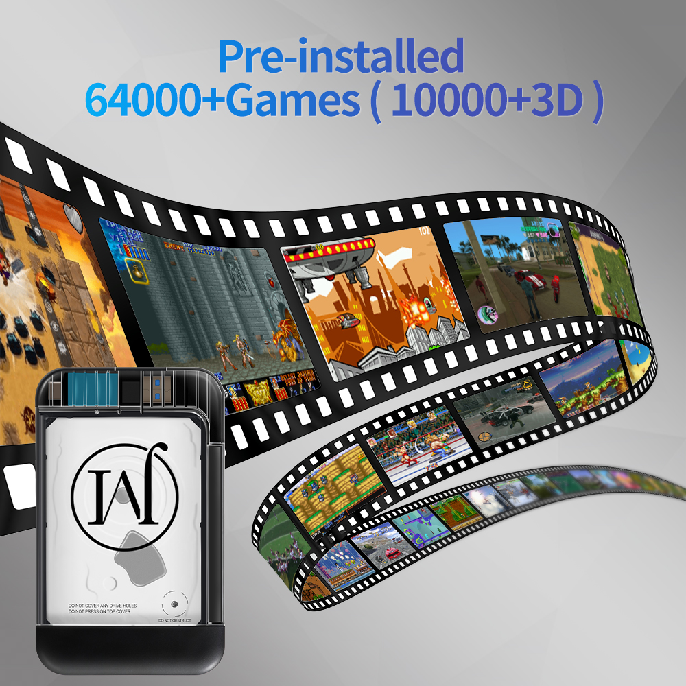 RETROBAT Portable 500G Gaming  - Arcade X ulasan dan harga