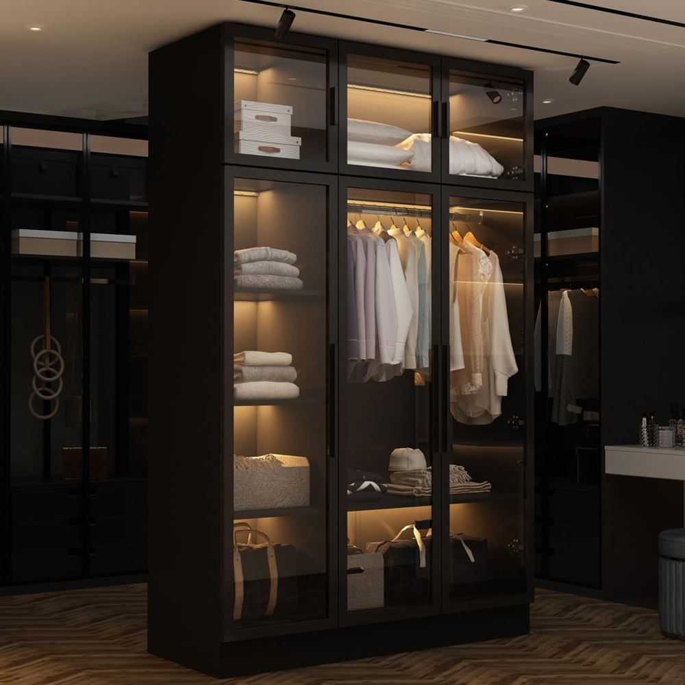 LED-Illuminated Glass Display  - Glass Cabinet Display ulasan dan harga