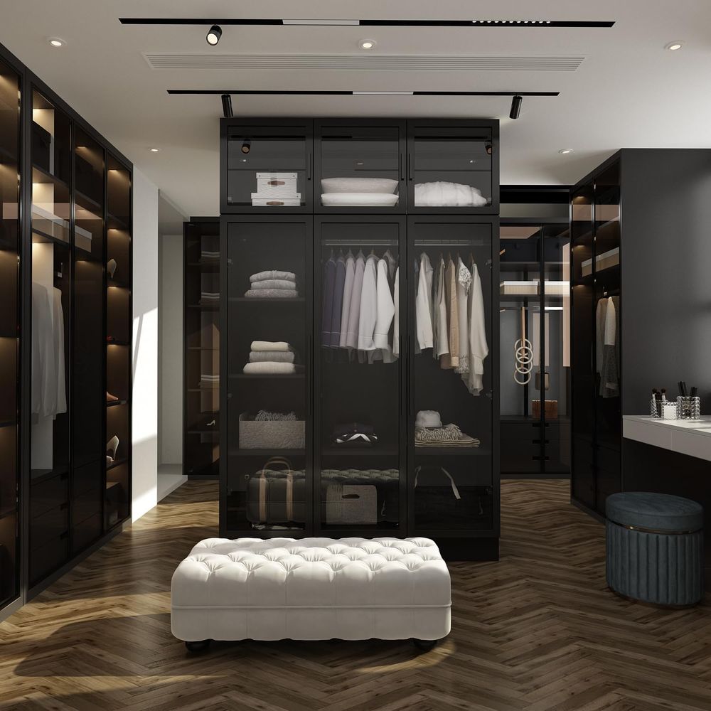 LED-Illuminated Glass Display  - Glass Cabinet Display ulasan dan harga