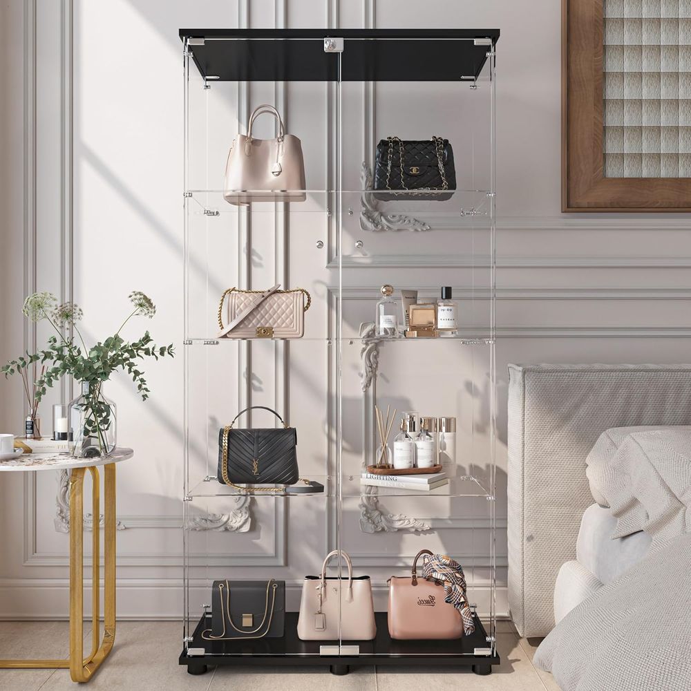 Double Door Glass Display Cabi - Glass Cabinet Display ulasan dan harga