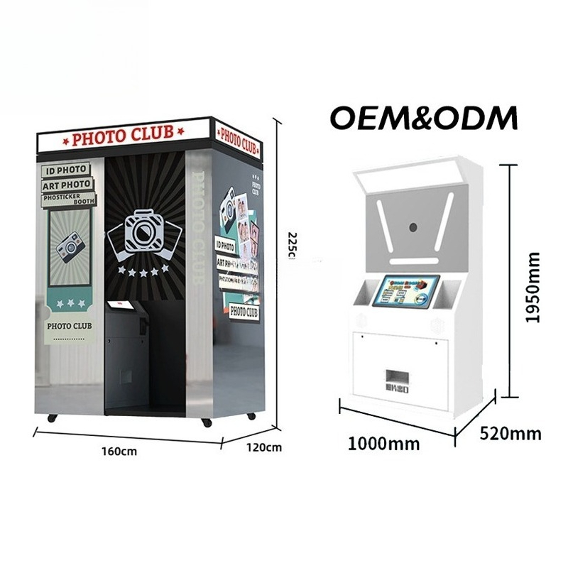 Photo Camera With Printer 360  - Photo Booth Machine ulasan dan harga