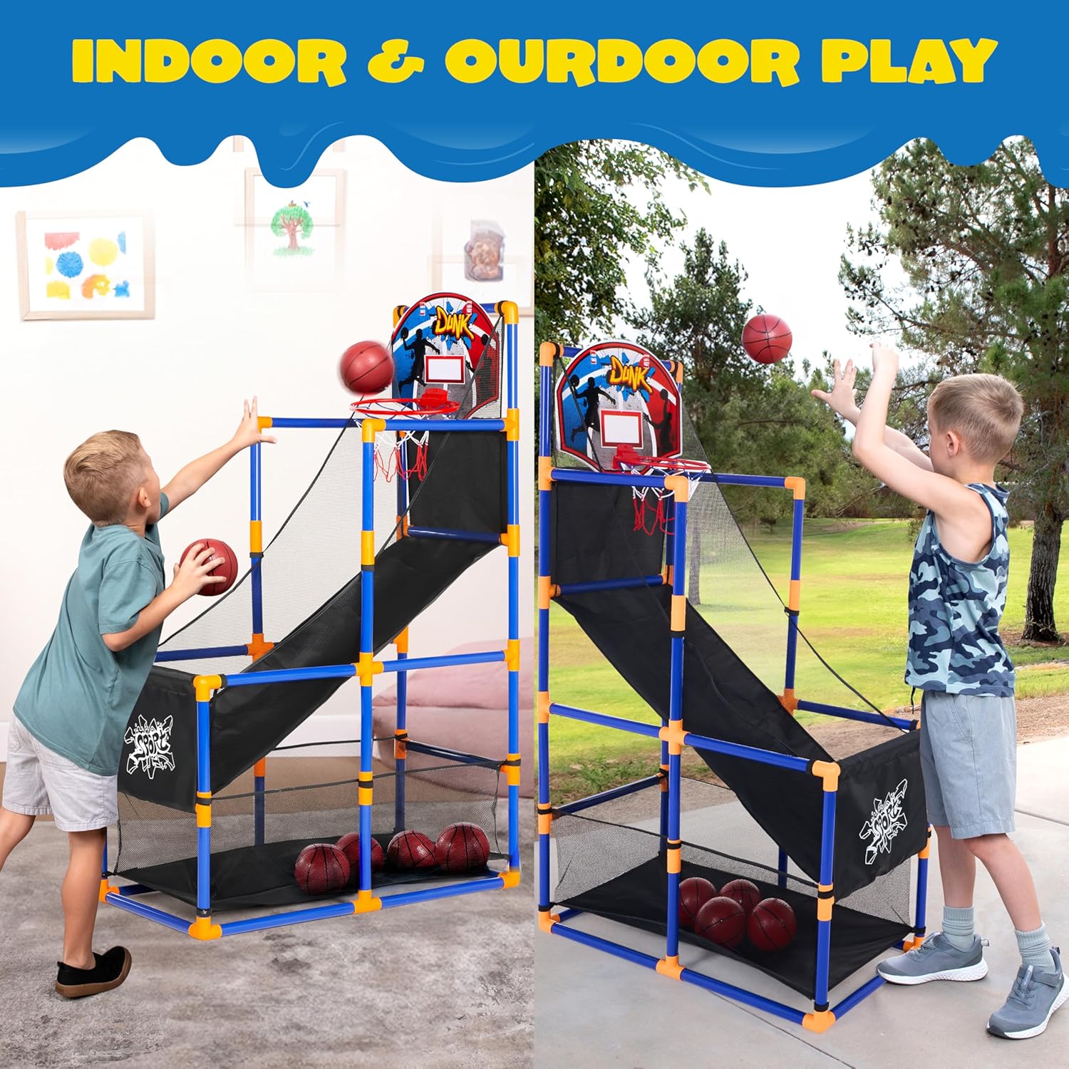Arcade Basketball Game Set wit - Arcade Games & Vending Co ulasan dan harga