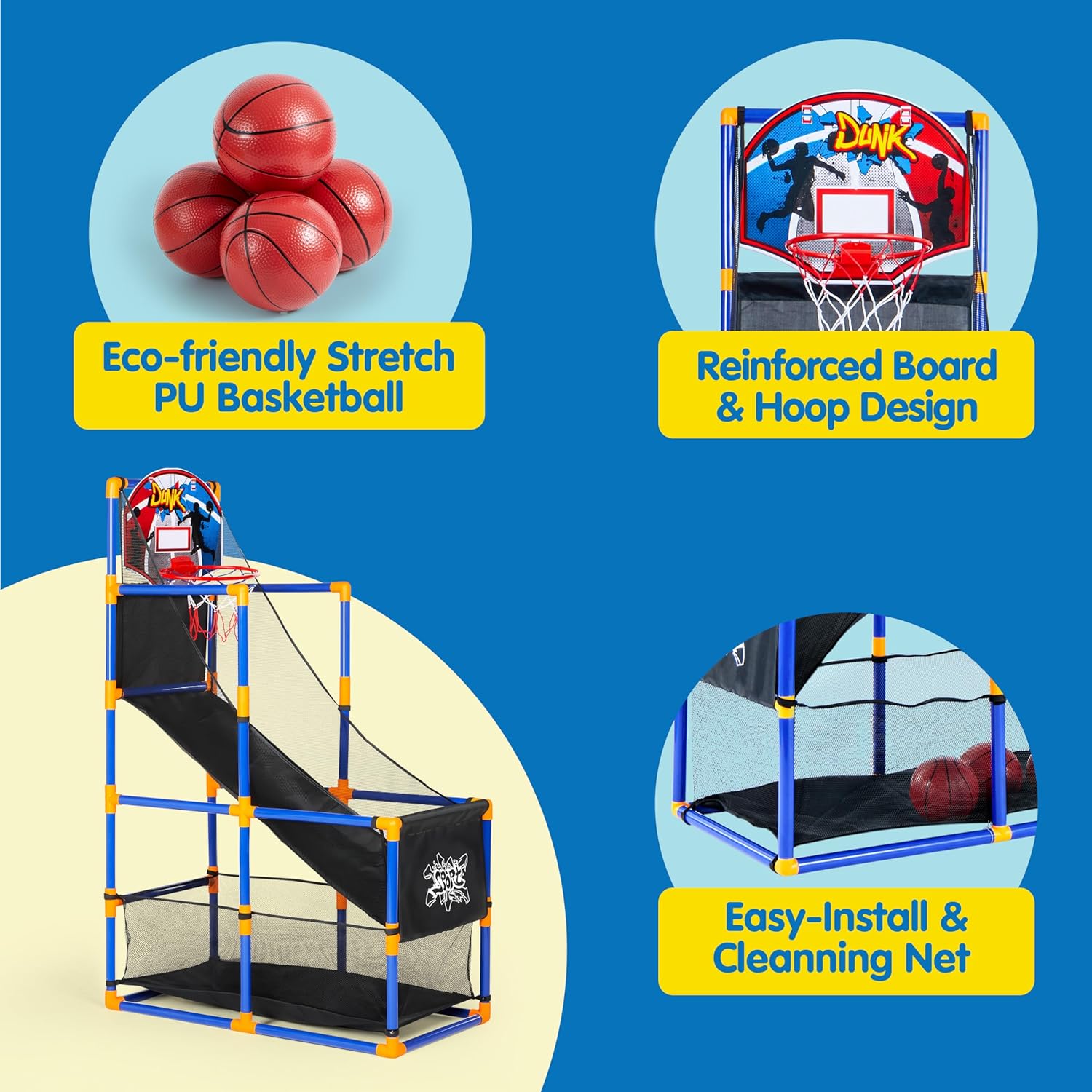 Arcade Basketball Game Set wit - Arcade Games & Vending Co ulasan dan harga