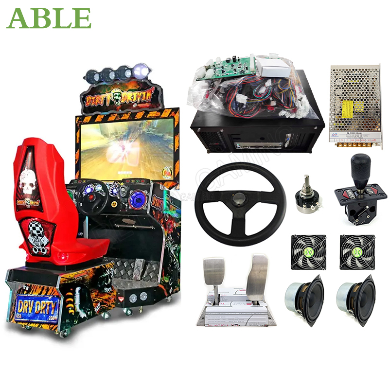 Dirty Drivin Arcade Game Machi - Coin Operated Kiddie Ride ulasan dan harga