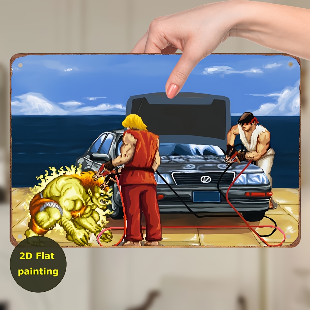 Vintage iron sign poster Sprin - Arcade Games & Vending Co ulasan dan harga