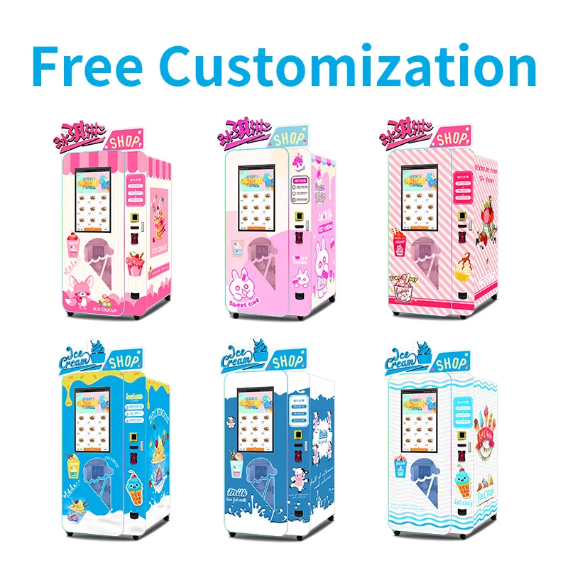 Soft Ice Cream Vending Machine - Commercial Vending Machine ulasan dan harga