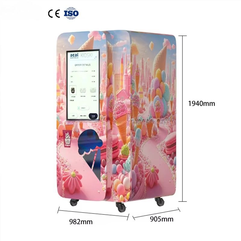 Soft Ice Cream Vending Machine - Commercial Vending Machine ulasan dan harga
