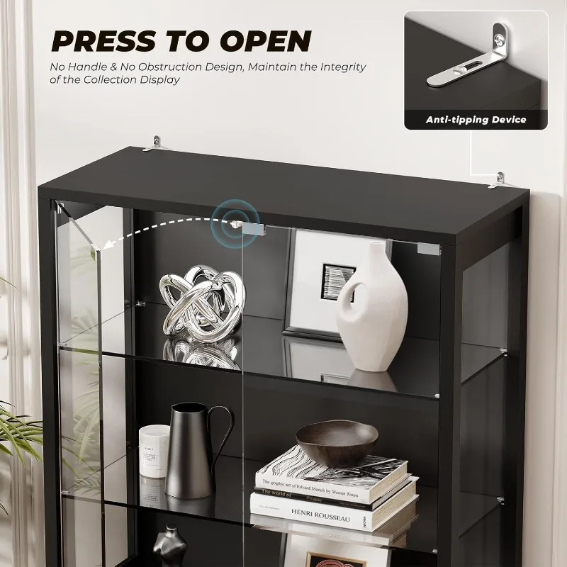 BROTTAR Display Cabinet with G - Glass Cabinet Display ulasan dan harga