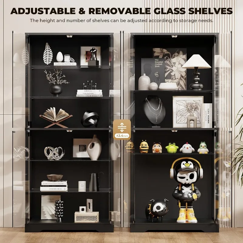 BROTTAR Display Cabinet with G - Glass Cabinet Display ulasan dan harga