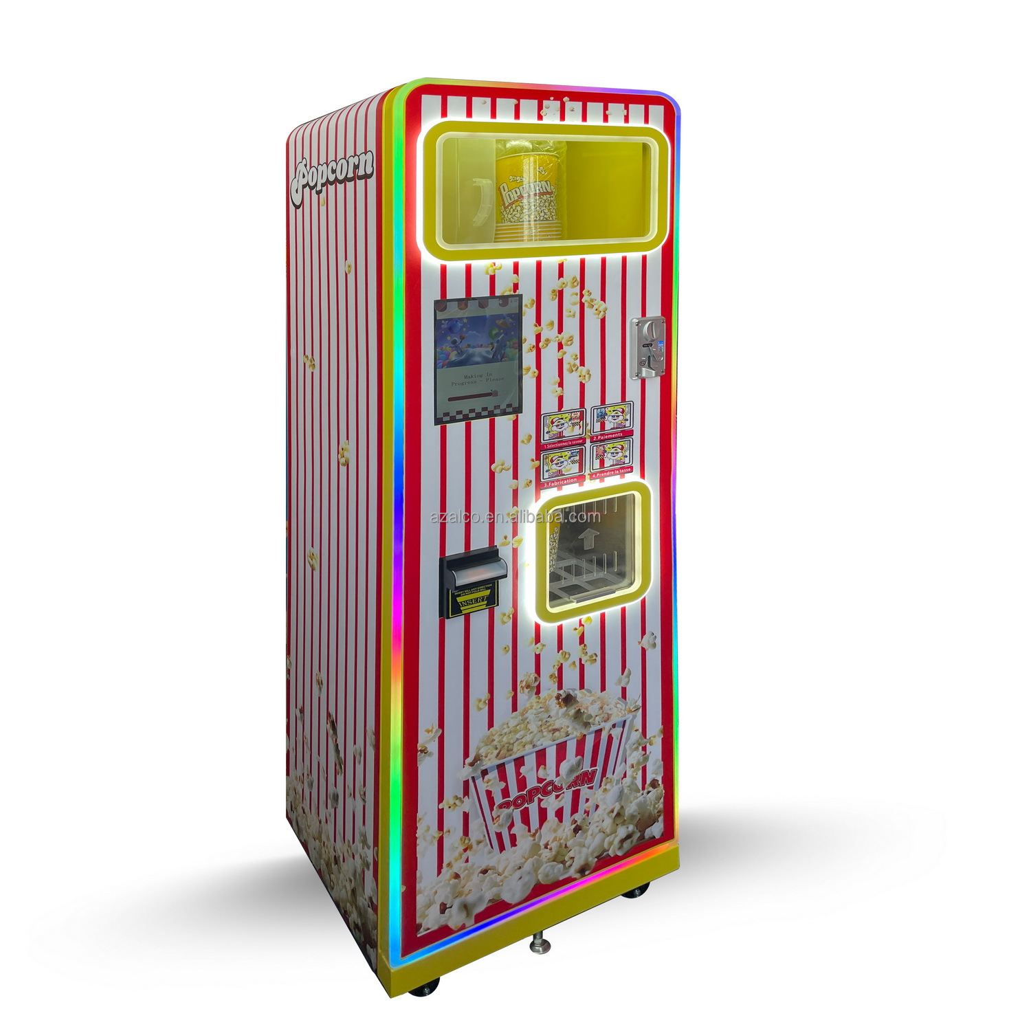 Two Flavors Commercial Popcorn - Popcorn Vending Machine ulasan dan harga