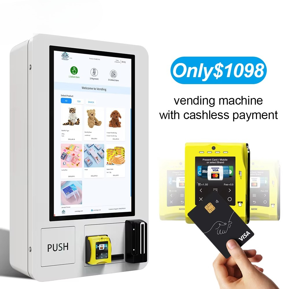 Small Metal Drinks Desktop Ven - Vending Machine Qr Code ulasan dan harga