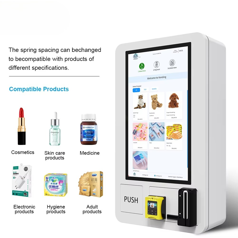 Small Metal Drinks Desktop Ven - Vending Machine Qr Code ulasan dan harga