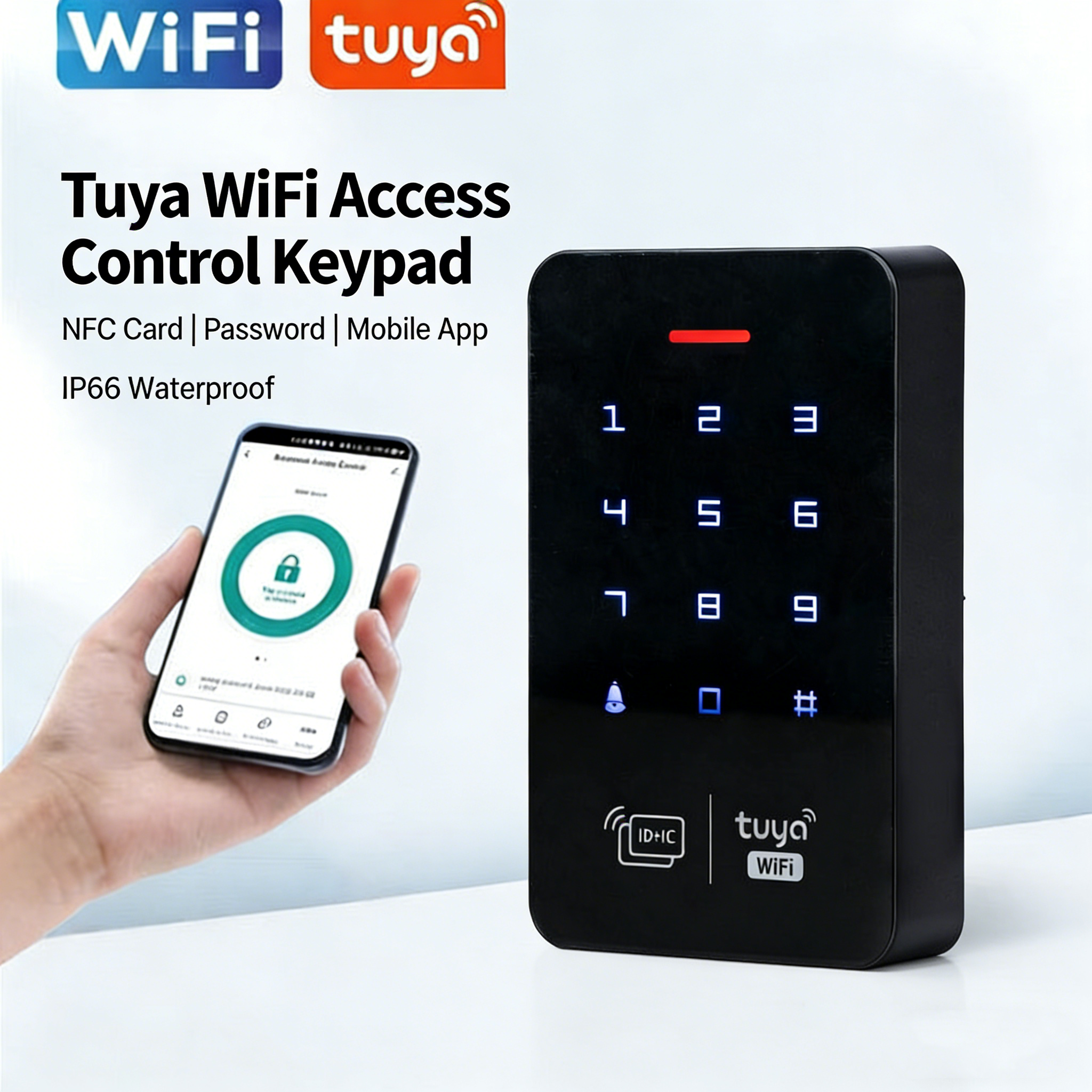 Tuya Wifi Door Access Control  - Nfc Card Reader Vending ulasan dan harga