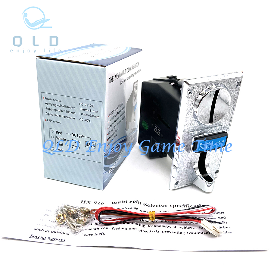 9-Type Multi Coin Acceptor 616 - Arcade Vending & Laundry Revenue ulasan dan harga