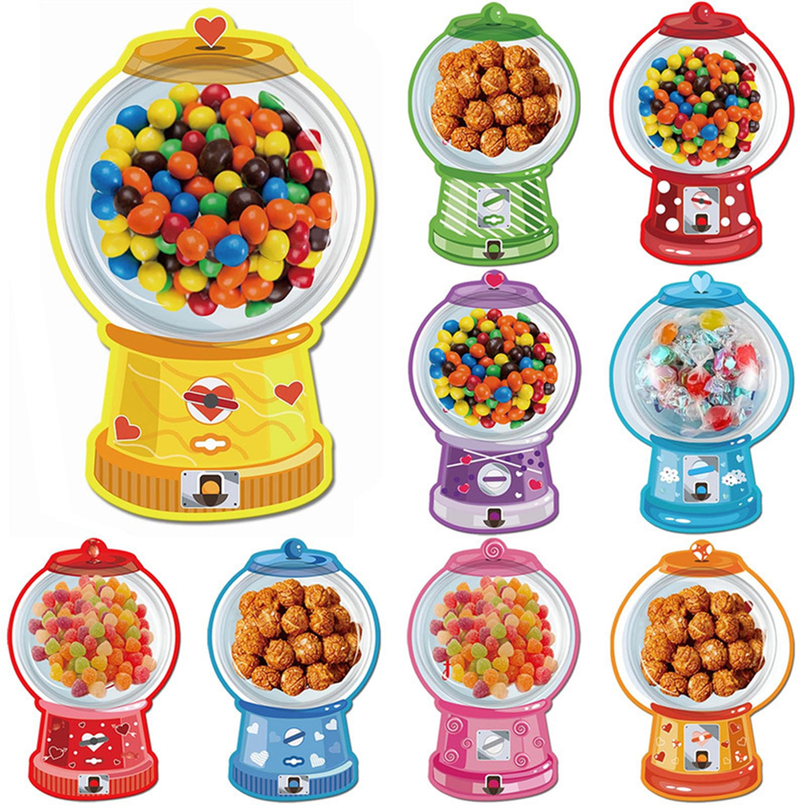 18/36Pack Kids Valentines Day  - Bubble Gum Machine ulasan dan harga