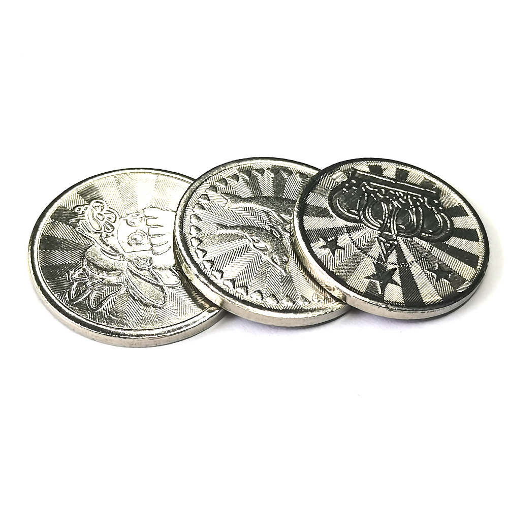 100PCS  Coins Tokens Stainless - Arcade Game Vending Machine ulasan dan harga