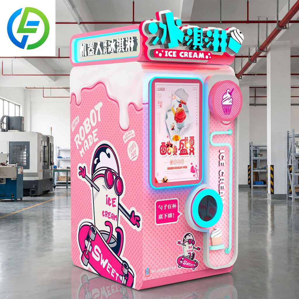 FOODLINE Customized Yogurt & I - Vending Machine Qr Code ulasan dan harga