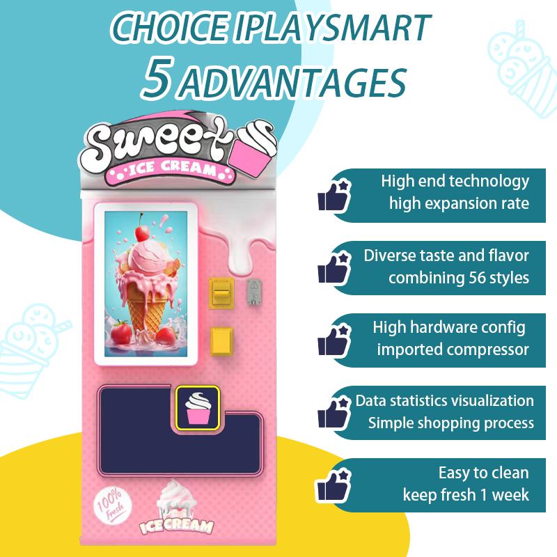 FOODLINE Customized Yogurt & I - Vending Machine Qr Code ulasan dan harga