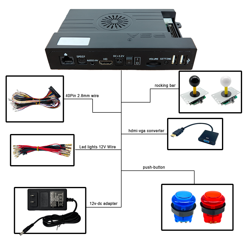 3D WiFi 10888 in 1 Pandora Sag - Arcade X ulasan dan harga