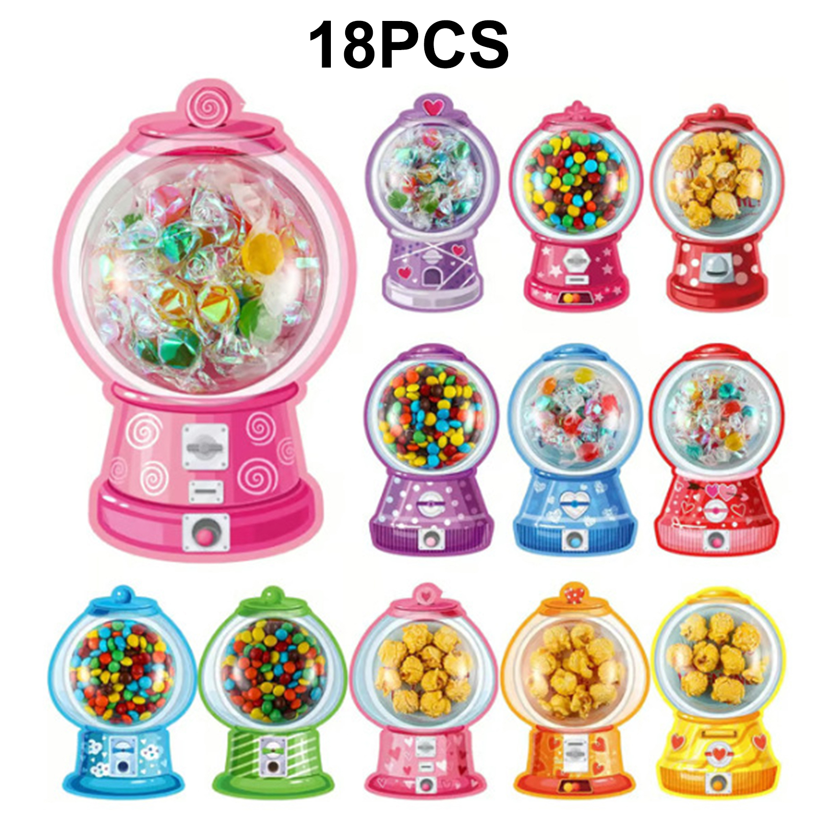36/18 Pack Valentine Greeting  - Bubble Gum Machine ulasan dan harga