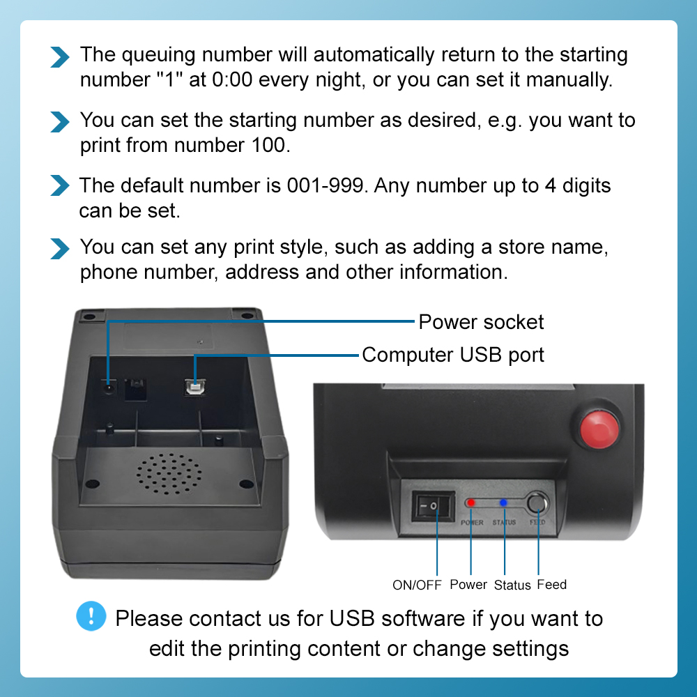 Ticket Turno Dispenser 57mm La - Ticket Redemption Machine ulasan dan harga