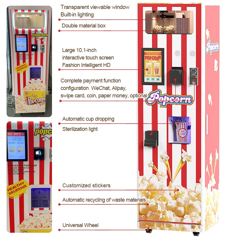 FL Customized Wholesale Campus - Popcorn Vending Machine ulasan dan harga