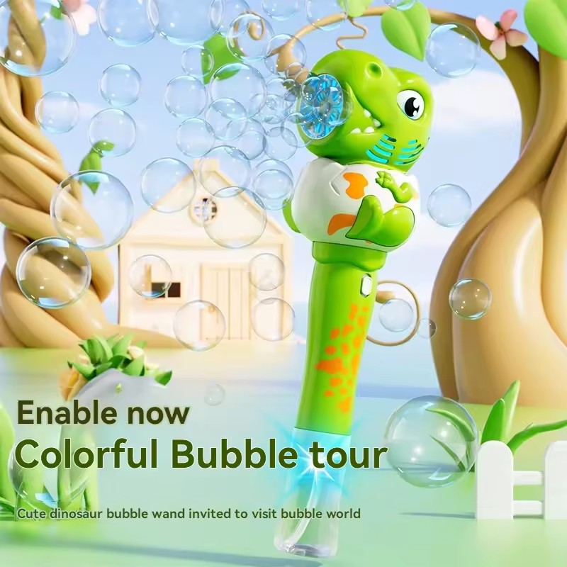 Cute Dinosaur Bubble Gun Elect - Bubble Gum Machine ulasan dan harga