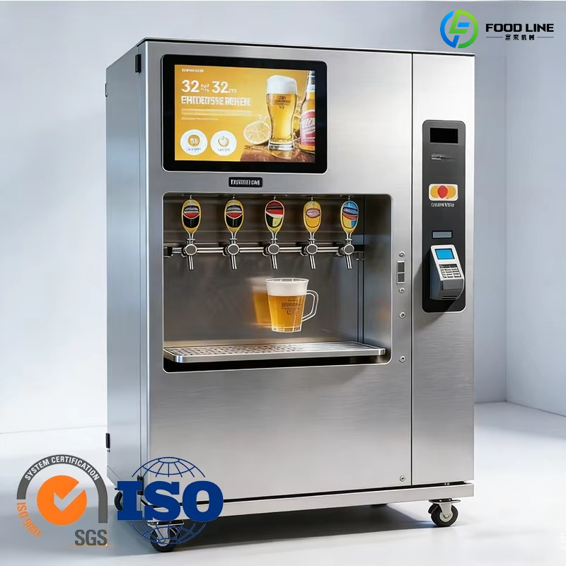 Self-Service Metal Beer Vendin - Vending Machine Qr Code ulasan dan harga