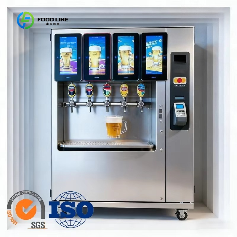Self-Service Metal Beer Vendin - Vending Machine Qr Code ulasan dan harga
