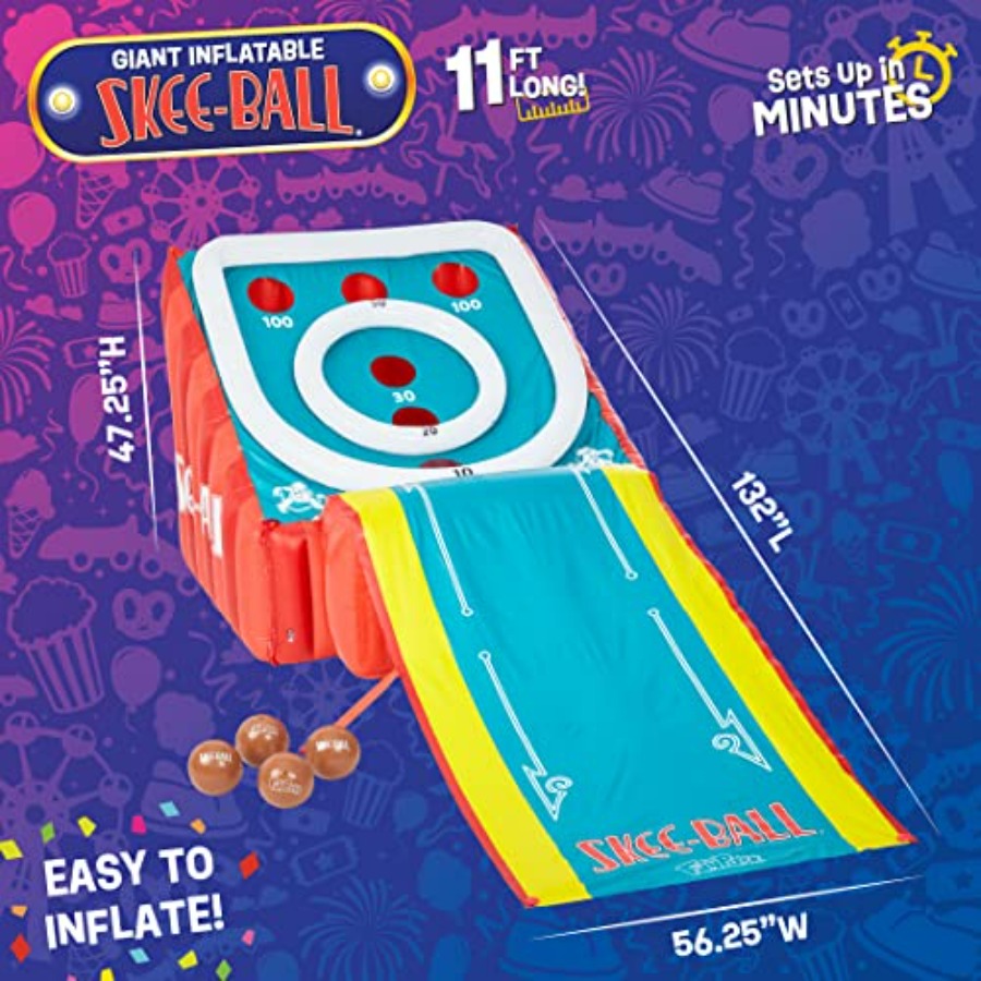 11 Ft Inflatable Skee-Ball Gam - Skee Ball Arcade ulasan dan harga