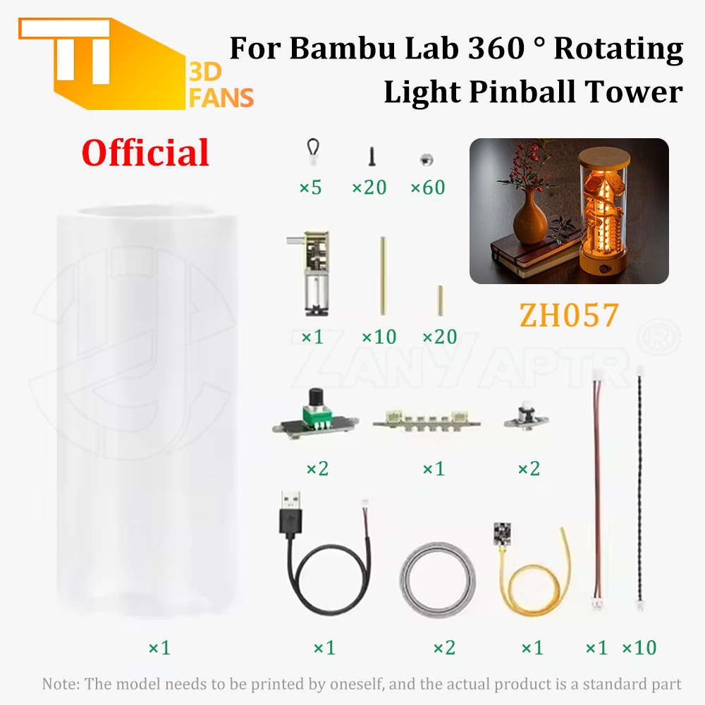 For Bambu Lab DIY 360 ° Rotati - Pinball Machine ulasan dan harga