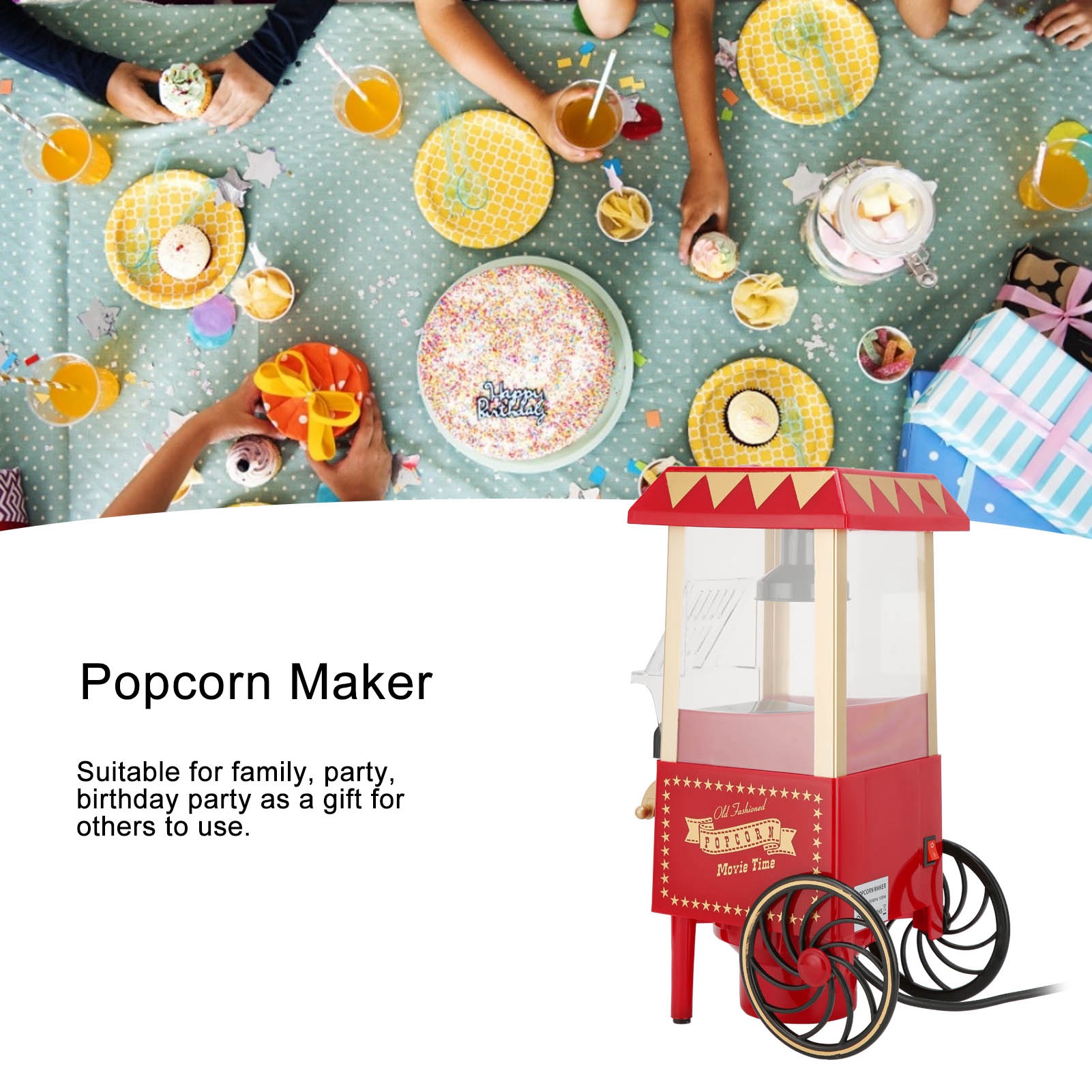 Automatic Popcorn Popper Popco - Popcorn Vending Machine ulasan dan harga