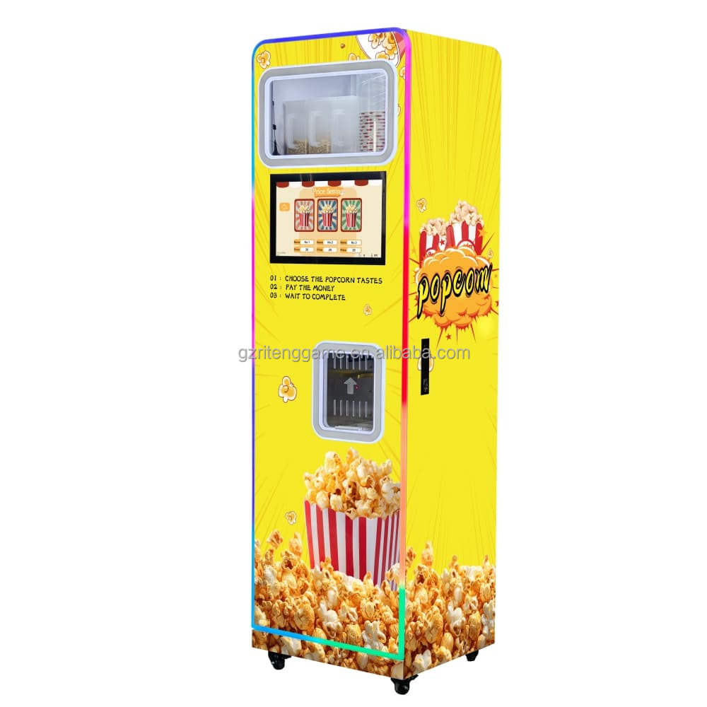 Professional Custom Commercial - Popcorn Vending Machine ulasan dan harga
