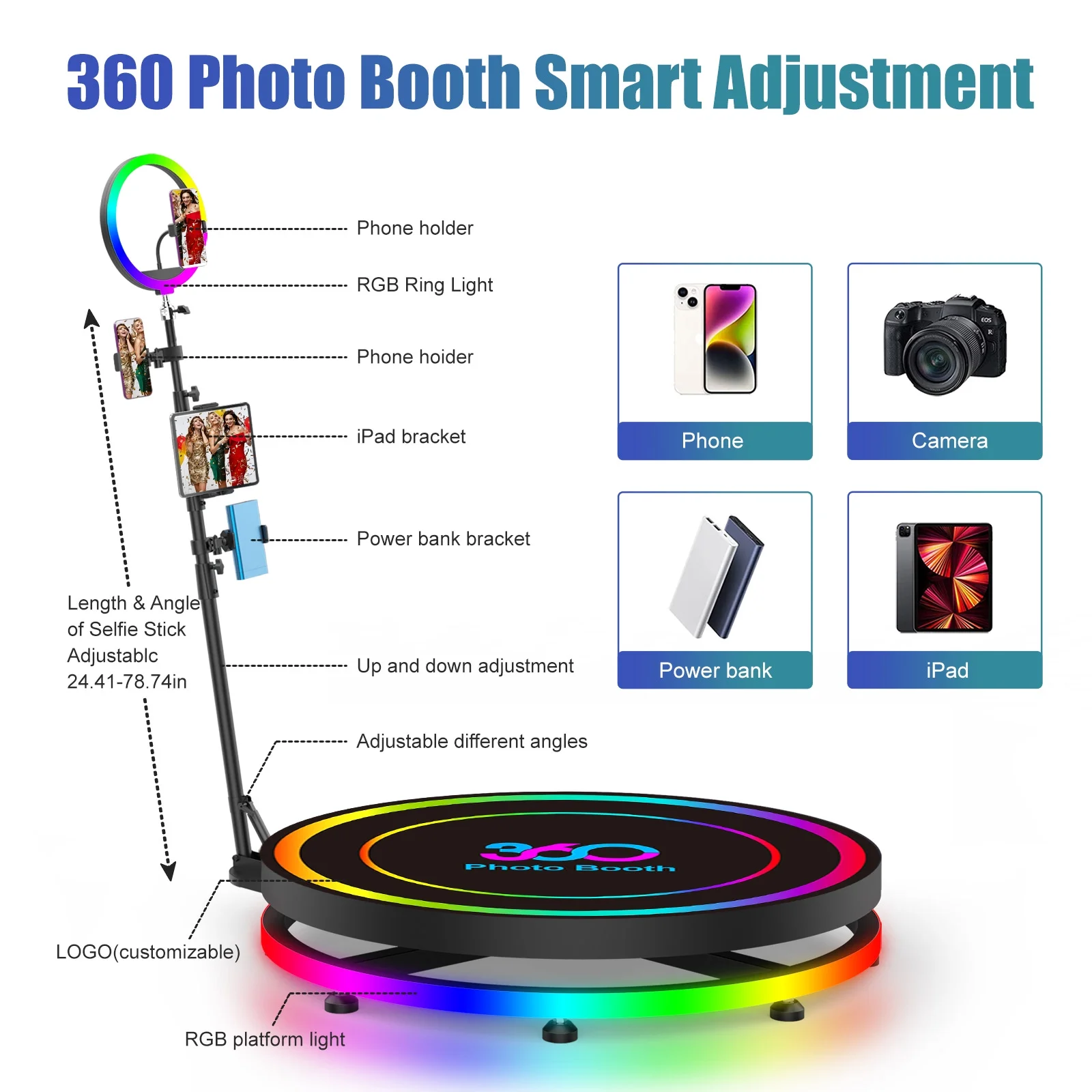 360 Photo Booth with Flight Ca - Photo Booth Machine ulasan dan harga