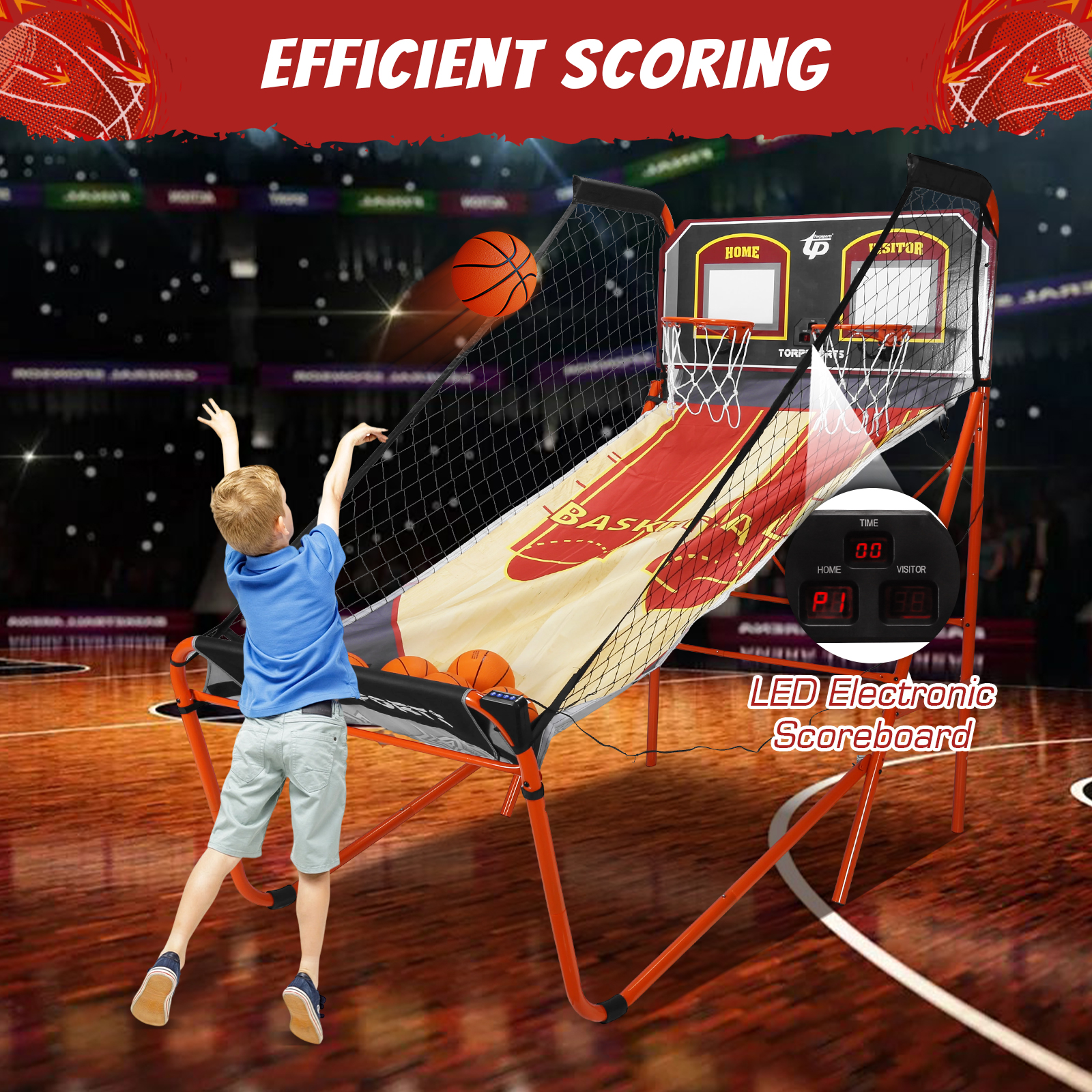 Arcade Cage Basketball Game LE - Arcade Games & Vending Co ulasan dan harga