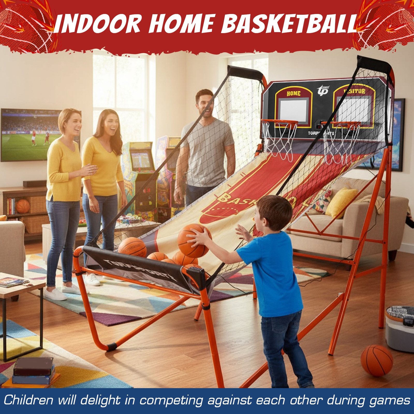 Arcade Cage Basketball Game LE - Arcade Games & Vending Co ulasan dan harga