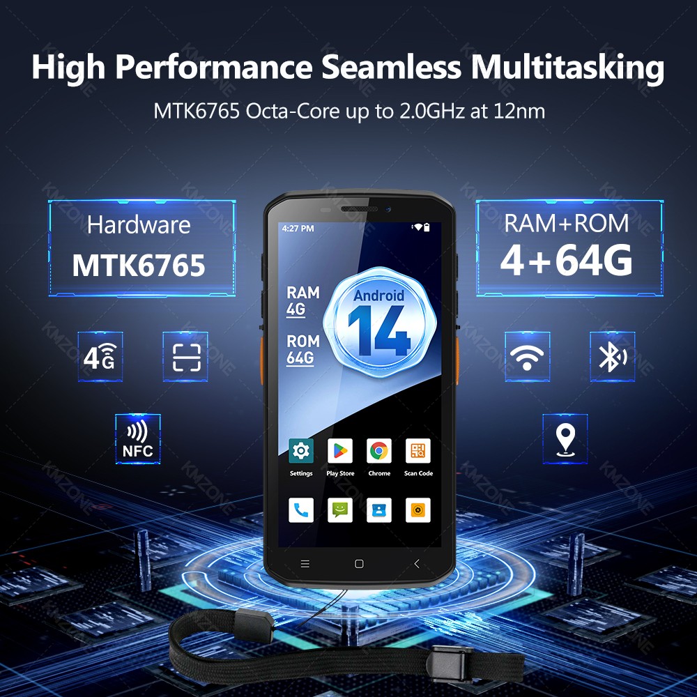 MTK6765 PDA Terminal Android 1 - Nfc Card Reader Vending ulasan dan harga