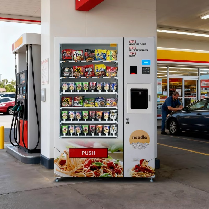 Customized Metal Cup Noodles V - Vending Machine Qr Code ulasan dan harga