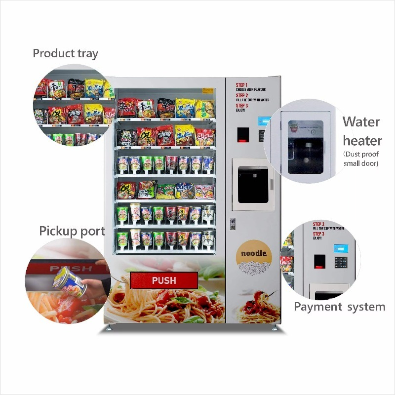 Customized Metal Cup Noodles V - Vending Machine Qr Code ulasan dan harga